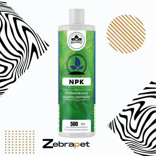 Powerfert NPK fertilizante para aquário plantado a base de (N) nitro, (P) fósforo e (K) potássio em um só produto - 250ml