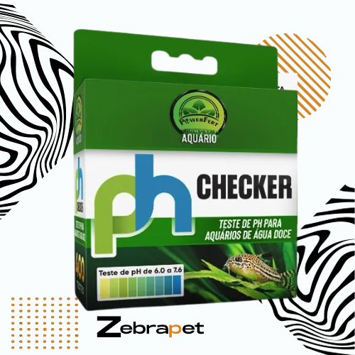 pH Checker Powerfert - Teste de Ph para aquários de  Água Doce e Marinho (400Testes)